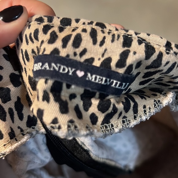 Brandy Melville cheetah print mini tight skirt - Picture 4 of 4